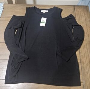 Michael KORS black Blouse New Large